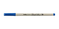 Plumón Artline Supreme Brush Pen color azul con tapa azul y cuerpo crema