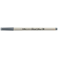 Plumón Artline Supreme Brush Pen gris con cuerpo crema y tapa gris