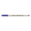 Plumón Artline Supreme Brush Pen color morado con tapa, vista lateral sobre fondo blanco