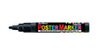 Marcador Artline Poster Marker Tempera negro con punta redonda sin tapa