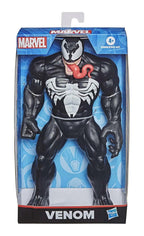 Empaque frontal de la figura Venom Marvel de Hasbro con indicación 4+