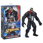 Figura Venom junto a su caja Spider-Man Titan Hero Series