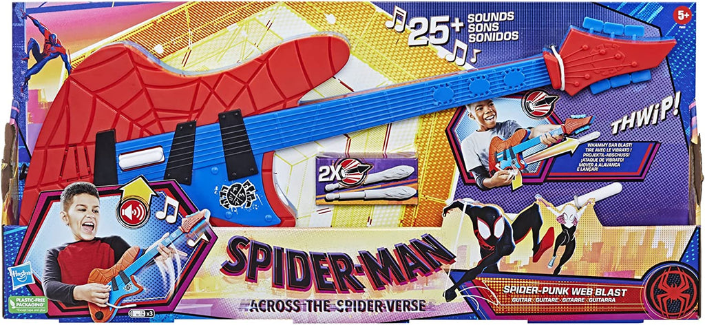 Caja de la guitarra Spider-Punk Web Blast de Spider-Man: Across the Spider-Verse