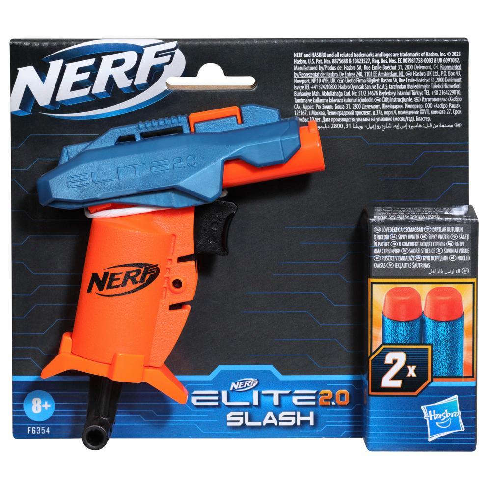 Empaque del lanzador Nerf Elite 2.0 Slash con 2 dardos