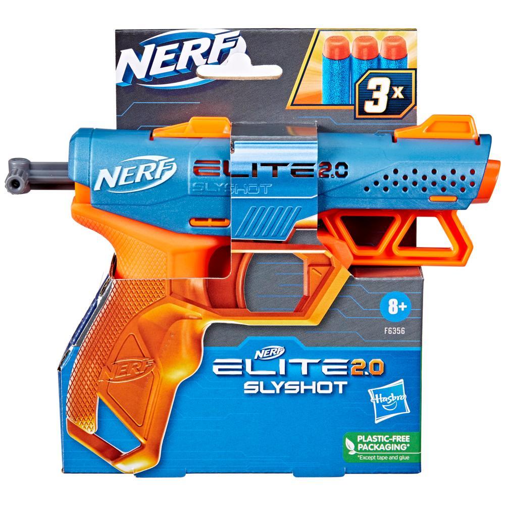 Empaque del lanzador Nerf Elite 2.0 Slyshot con 3 dardos