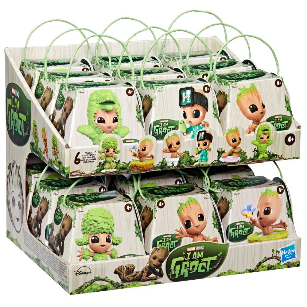 Exhibidor con cajas sorpresa I Am Groot de Marvel Studios Hasbro