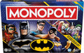 Caja del juego Monopoly Batman con Batman, Robin, Nightwing, Batgirl y villanos de Ciudad Gótica