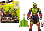 Empaque Star Wars MixMashers Boba Fett de Hasbro con la figura y sus accesorios