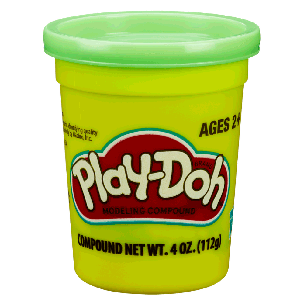 Lata individual de Play-Doh 4 oz (112 g) con tapa verde