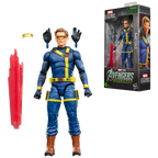Cyclops con sus 4 accesorios junto a la caja Avengers Doomsday