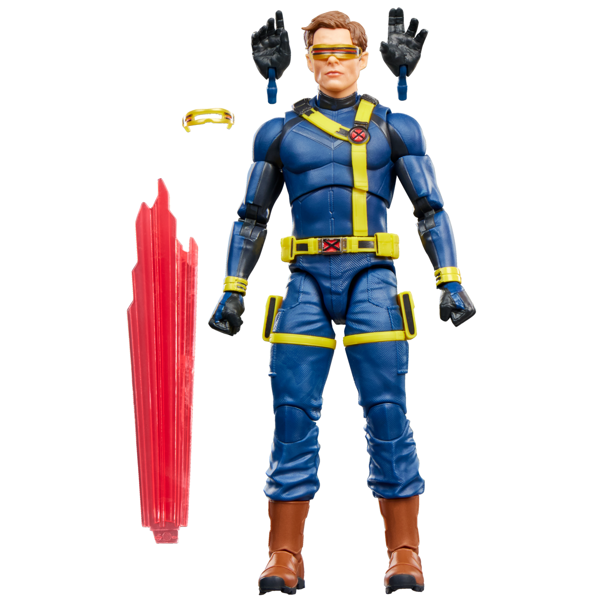 Cyclops con manos alternativas, visor y efecto de rayo