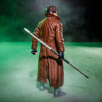 Gambit vista trasera con gabardina y bastón