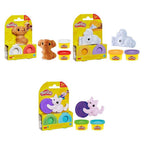 Sets Play-Doh mini mascotas en empaque junto a su contenido