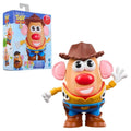 Potato Head Woody Tater de Toy Story 5 armado junto a su caja Hasbro
