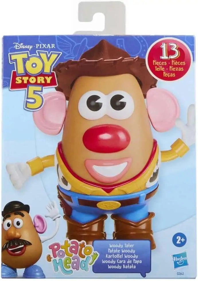 Caja frontal Potato Head Woody Tater Toy Story 5 con 13 piezas