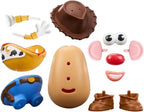 Las 13 piezas del Potato Head Woody: papa, sombrero, brazos, ojos, nariz, boca y botas