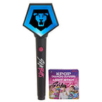 Light stick Saja Boys encendido en color azul