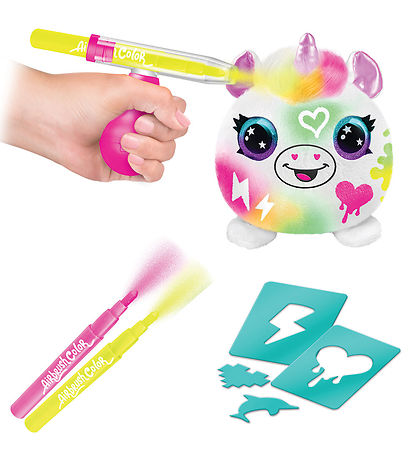 Airbrush Plush Mini Mystery Neon de Canal Toys, peluche y tarro