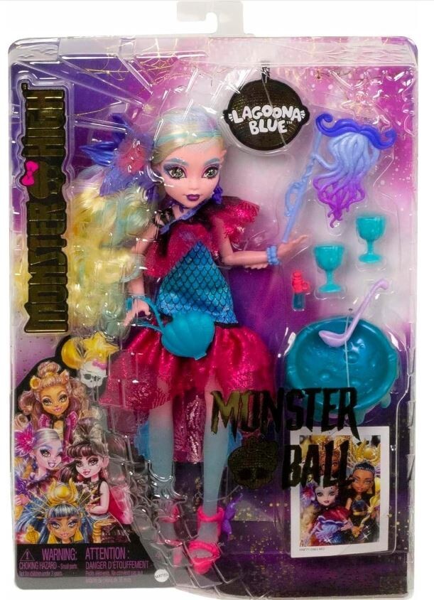 Muñeca Lagoona Blue Monster Ball de Monster High en su empaque