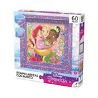 Caja del rompecabezas Princesas Disney vista en ángulo