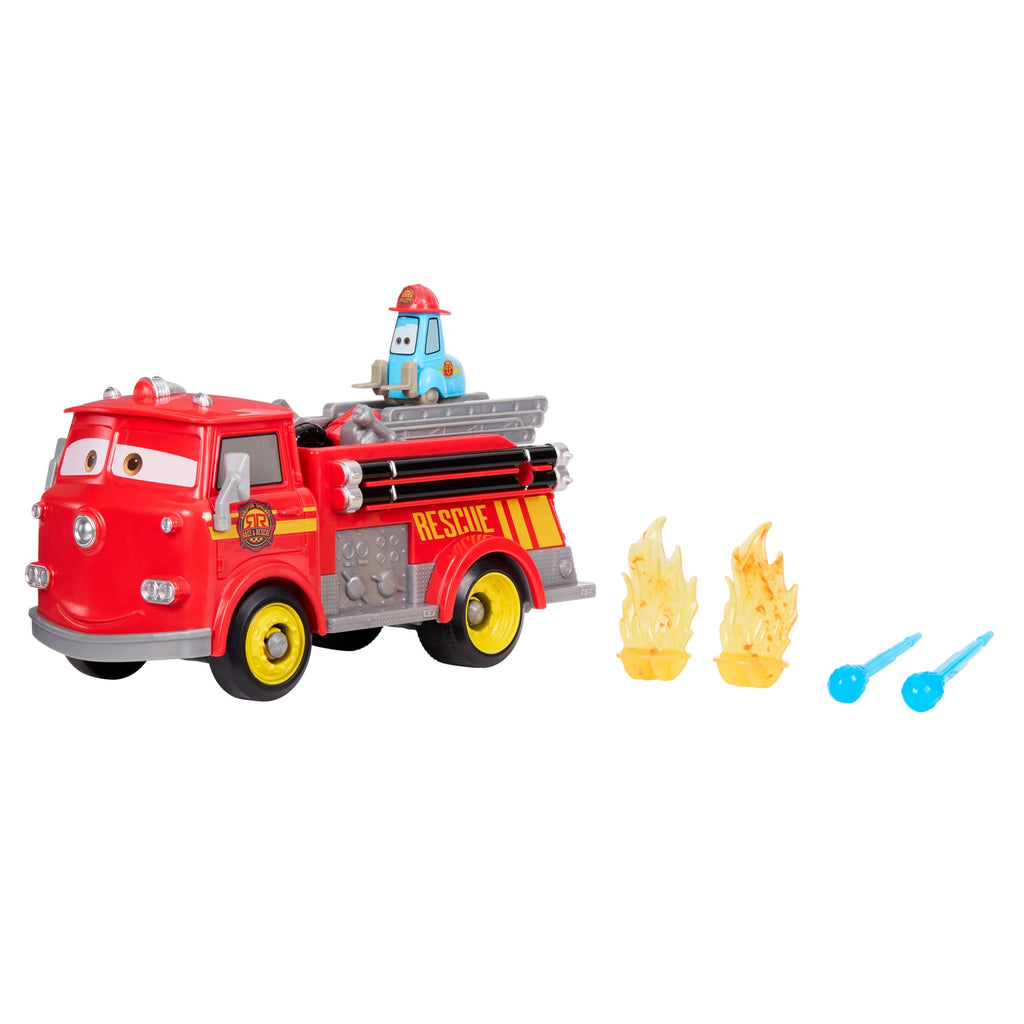 Camión Rojo con Guido, 2 blancos de fuego y 2 proyectiles de agua incluidos