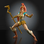 Figura Teela en pose de combate mostrando su articulación