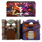 Caja y set Batalla por Eternia con Castillo Grayskull y Montaña Serpiente unidos