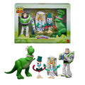 Caja y 4 figuras Toy Story 5 ¿Qué es una boda?: Rex, Forky, Karen Beverly y Buzz