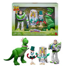 Caja y 4 figuras Toy Story 5 ¿Qué es una boda?: Rex, Forky, Karen Beverly y Buzz