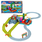 Set Muelle de Cranky de Thomas & Friends armado junto a su caja
