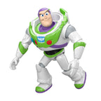 Buzz Lightyear en pose de carrera mostrando sus articulaciones