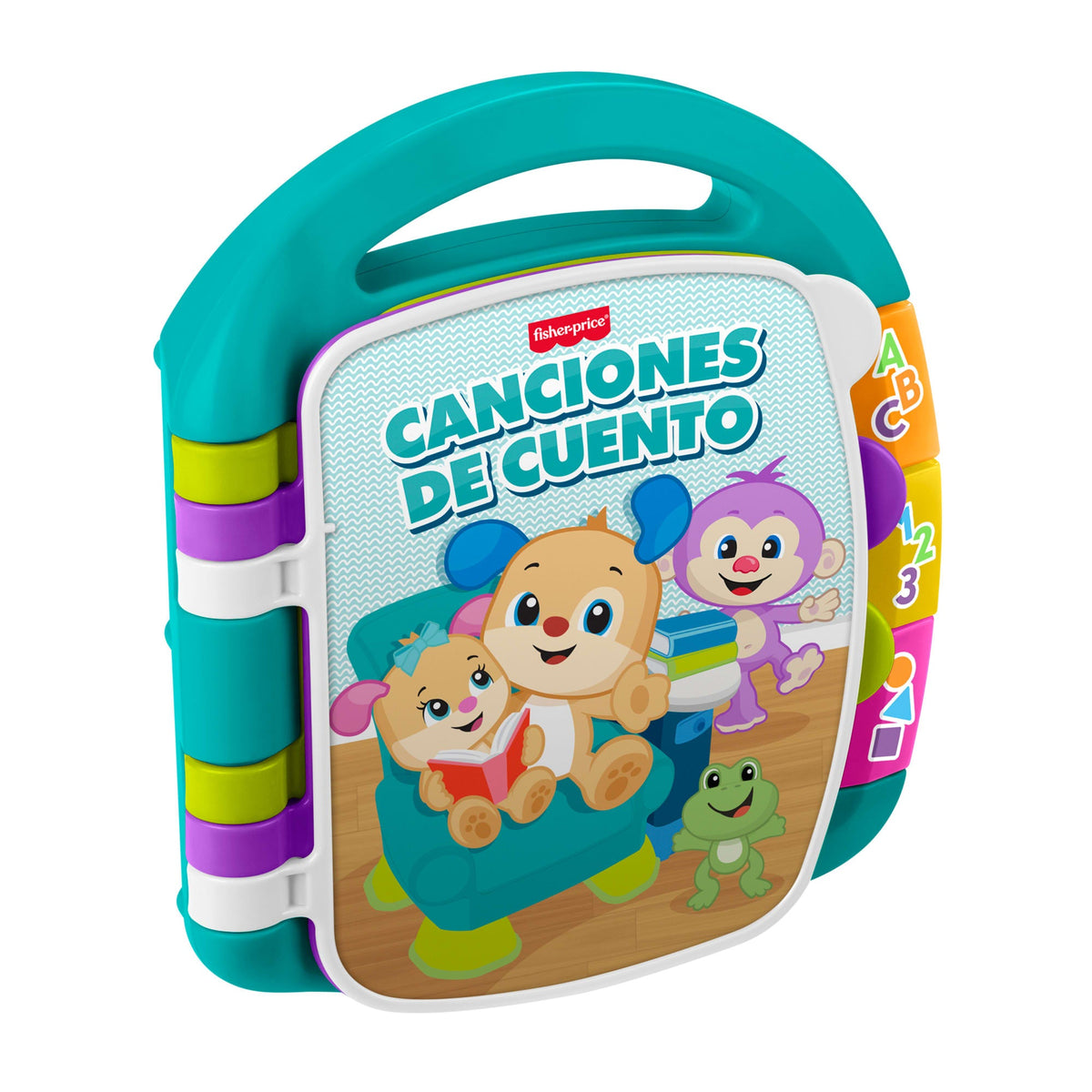 Libro musical Canciones de Cuento Ríe y Aprende de Fisher-Price con Perrito y Sis