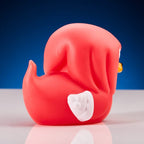 Vista trasera del pato Knuckles con sus rastas