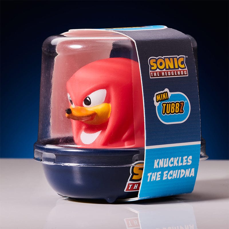 Mini TUBBZ Knuckles dentro de su mini bañera de Sonic the Hedgehog