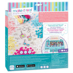 Reverso de la caja Summer Vibes con cuentas heishi, charms y bandeja PlayTray