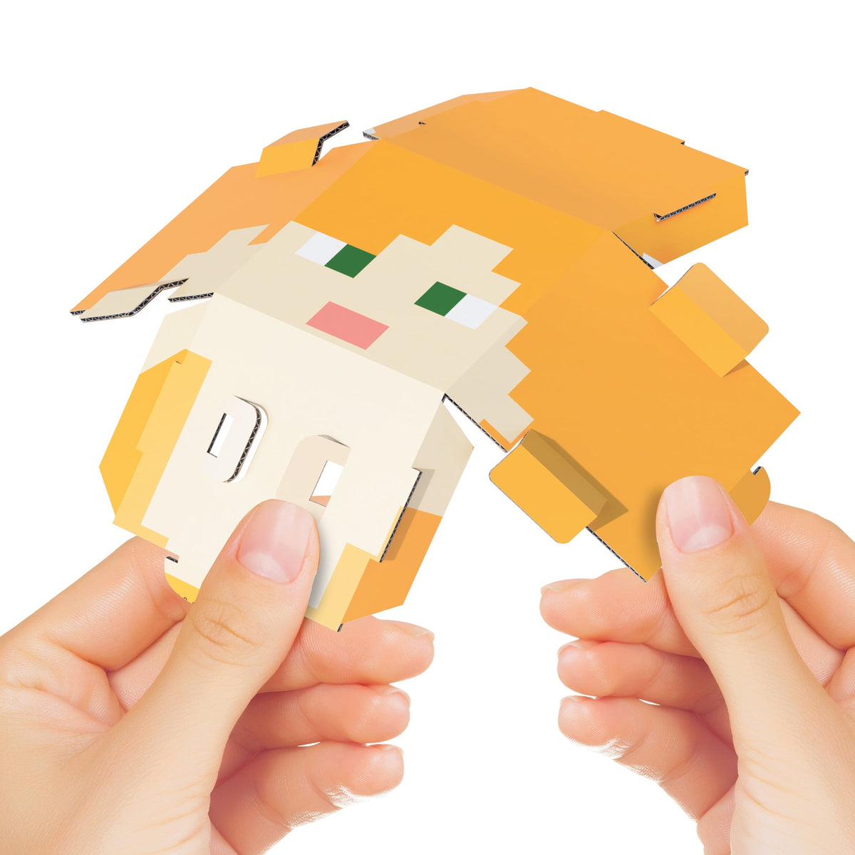 Kit para armar Alex de Minecraft de cartón – armado