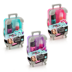 Colores disponibles de la Beauty Trolley: rosado, violeta y turquesa