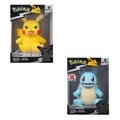 Surtido Pokémon Select Deluxe Vinyl: figuras de Pikachu y Squirtle en sus cajas