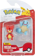 Blister Pokémon Battle Figure Pack con las figuras de Magby y Squirtle