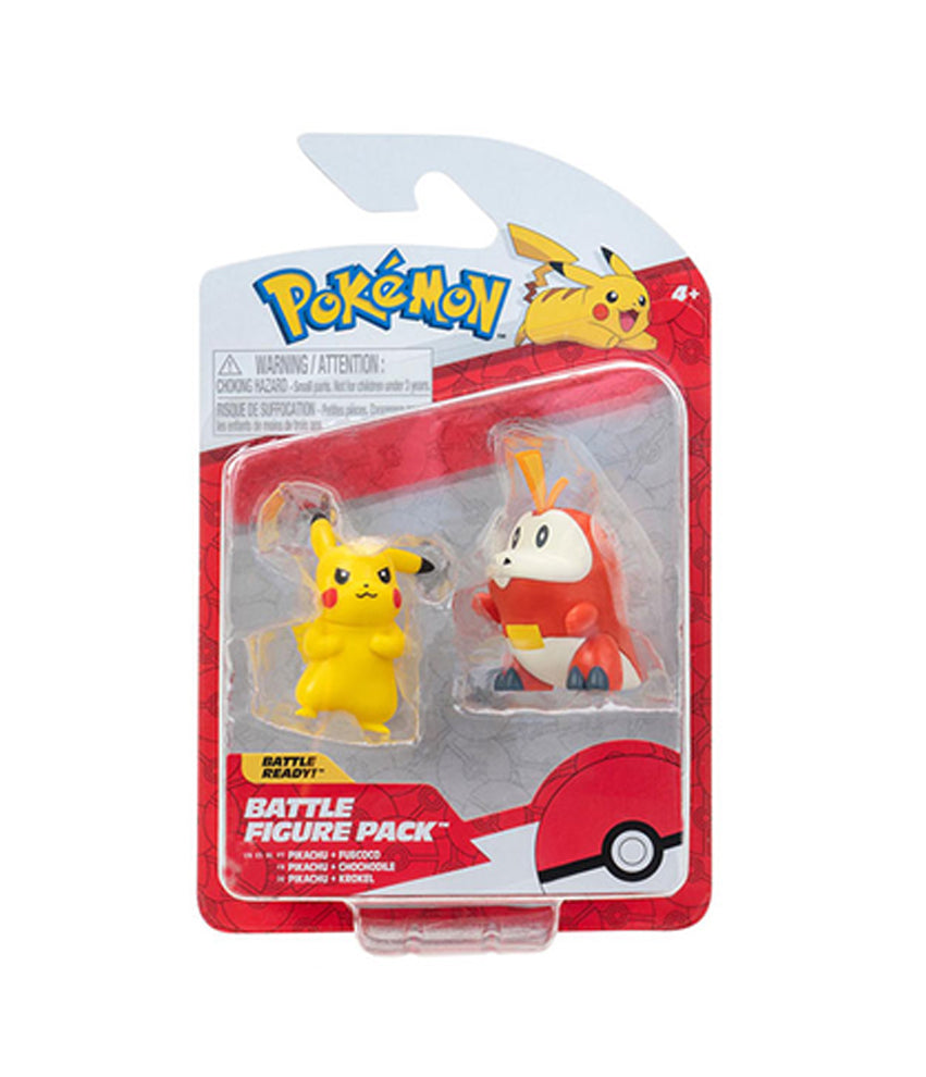 Blíster Pokémon Battle Figure Pack con Pikachu y Fuecoco, Generación IX