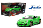 Fast & Furious Porsche 911 GT3 (997) Verde Escala 1:24 – Jada Toys