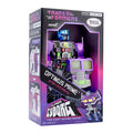 Caja de la figura Super Cyborg Optimus Prime Shattered Glass de Super7