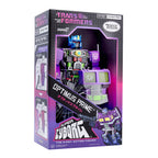 Caja de la figura Super Cyborg Optimus Prime Shattered Glass de Super7