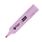 Destacador Filgo Text Marker lila pastel con punta biselada destapada