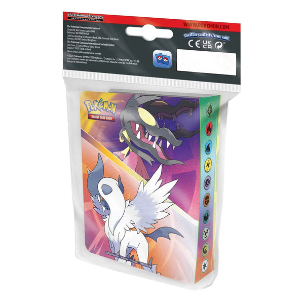 Tamaño del mini portafolio Pokémon en la mano, 8,9 cm