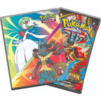 Portada del mini portafolio Pokémon con Mega Gardevoir y Mega Lucario