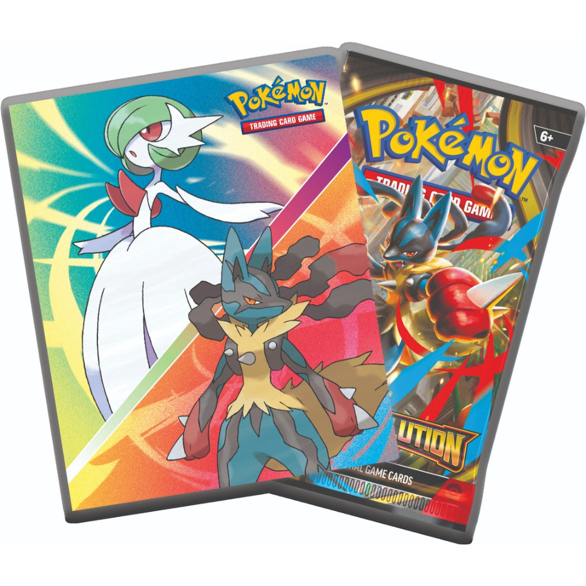 Portada del mini portafolio con Mega Gardevoir y Mega Lucario