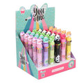 Exhibidor de bolígrafos multicolor You & Me de Wero con figuras de animalitos