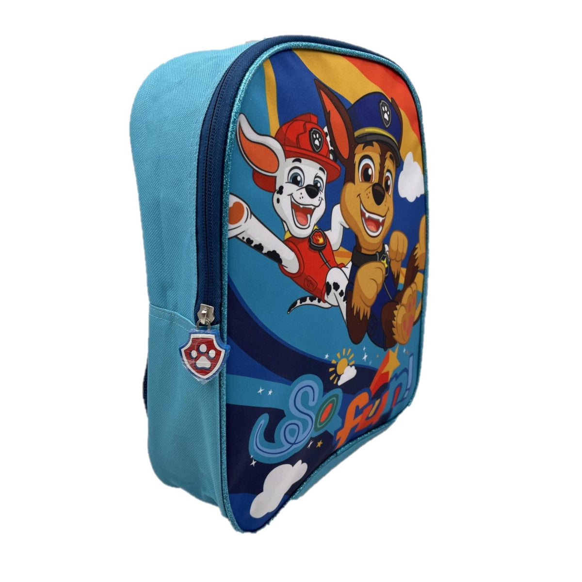 Mochila infantil 13 pulgadas Paw Patrol con Chase y Marshall, azul