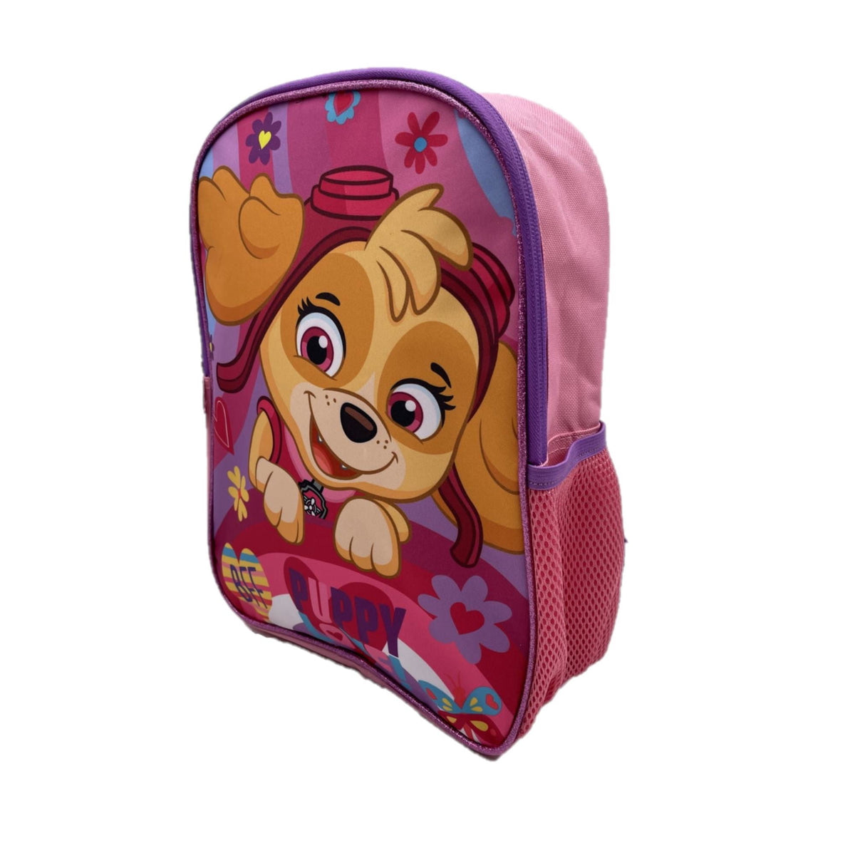 Mochila infantil 13 pulgadas Paw Patrol con Skye, rosada y morada